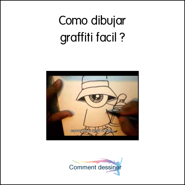 Como dibujar graffiti facil